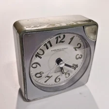 Sterling & Noble Alarm Clock – Worked When Tested, Vintage Twin-Bell Style