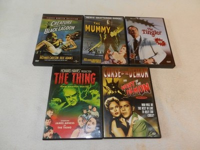SCI-FI  HORROR  USED DVD Lot  Five (5) Classic Horror  Creature  Monster  movies