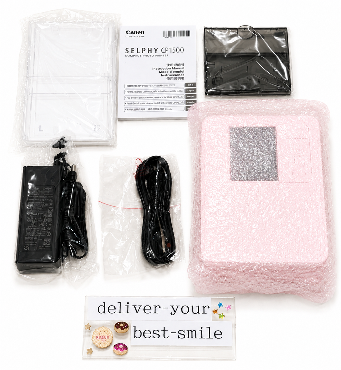 Canon SELPHY CP1500 Wireless Compact Photo Printer Pink New From