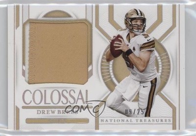 2020 Panini National Treasures Colossal Materials Prime 9/25 Drew Brees 19zq
