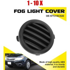 Fit 2009-2013 Subaru Forester Black Front Bumper Lamp Cover Bezel Right 1-10pcs