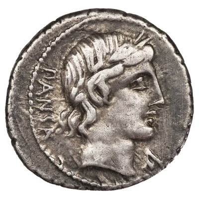 République romaine VIBIA Denier 90 BC Apollon Quadrige argent B.2 RRC.342 /5b - Photo 1/2