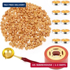 Sealing Wax, 312pcs Sealing Wax Kit with Warmer, Spoon for Stamp Letter S