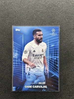 Dani Carvajal /10 Blue Topps Football Festival by Steve Aoki Real Madrid