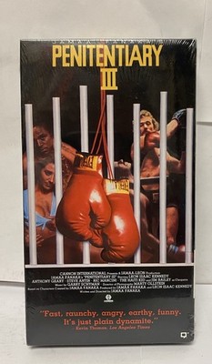 Penitentiary 3 (VHS) SEALED Jamaa Fanaka Cannon International Warner Bros.