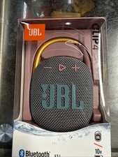 JBL CLIP 4 Pink/Orange PORTABLE WATERPROOF WIRELESS BLUETOOTH SPEAKER Free Ship