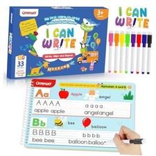 Preschool Learning Activities, Tracing Activity Books for Kids Ages 3-8, Dry