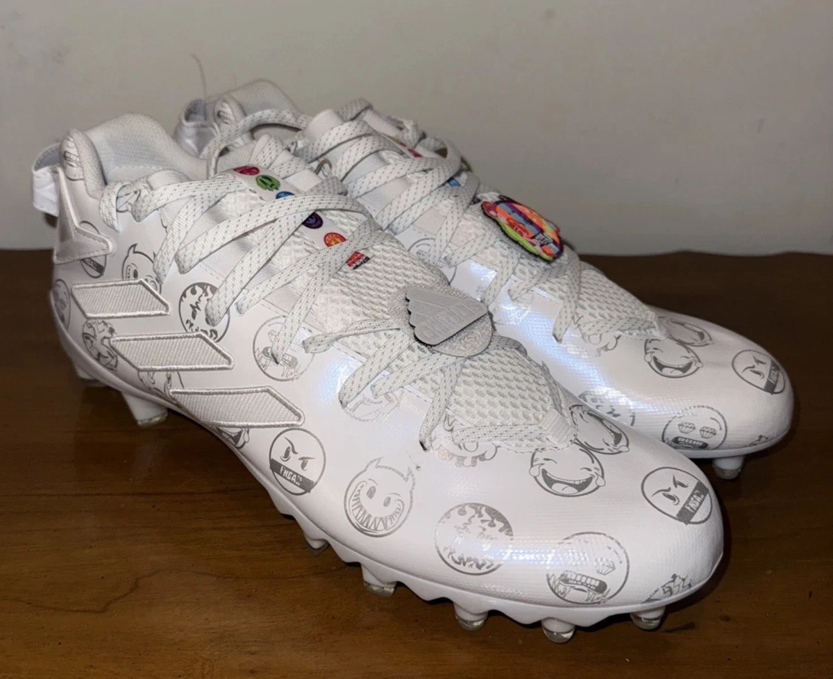 Adidas Freak Ultra 22 White Gold Metallic Football Cleats GX7979 Men  9.5M adidas Freak 22 White Grey | eBay main image 4