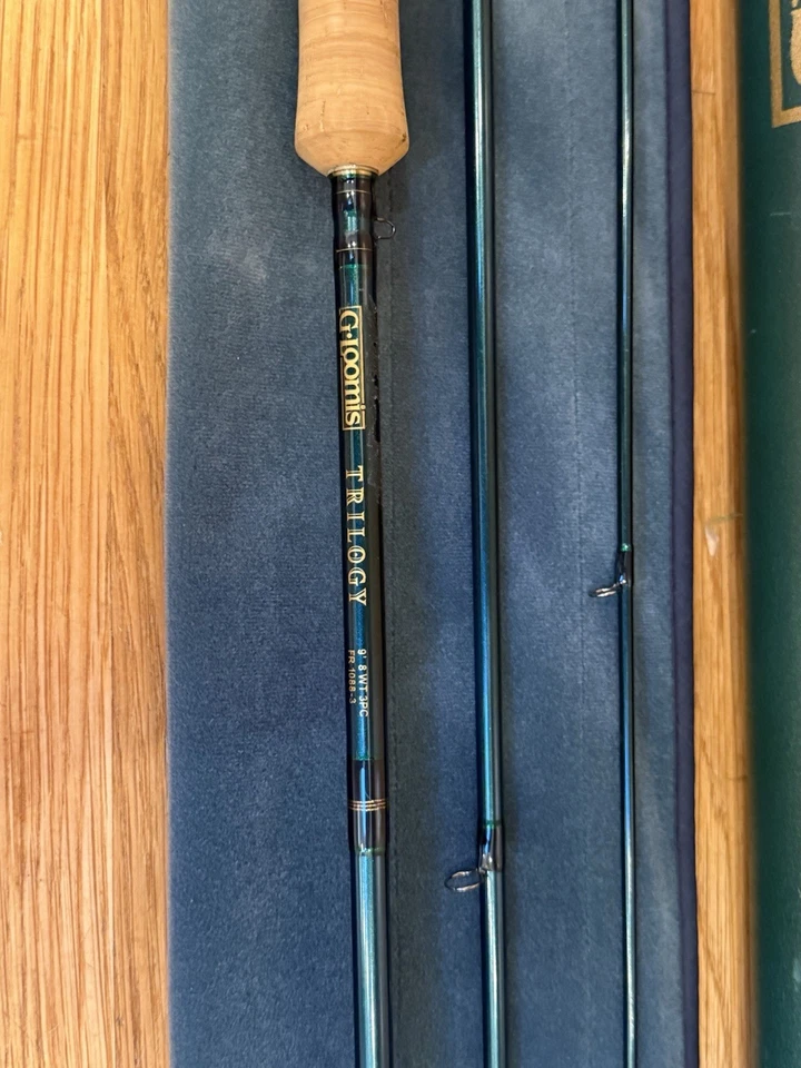 G Loomis Trilogy 9’ Foot 8 WT 3-Piece Fly Fishing Rod FR1088-3 NICE-Ships FAST! - Image 2 of 4