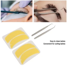 2 Pair Eyelash Pad Lash Lift Perm Tool Universal U Shaped Eyelash Extension