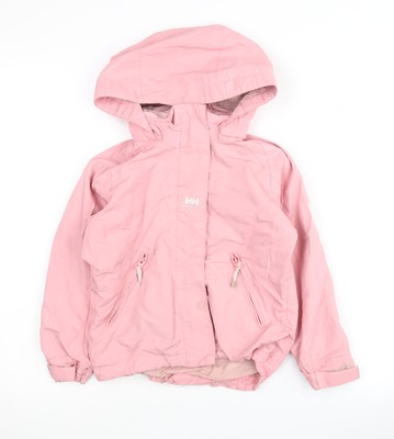 Helly Hansen Regenjacke Mädchen rosa wasserdicht 6 Jahre
