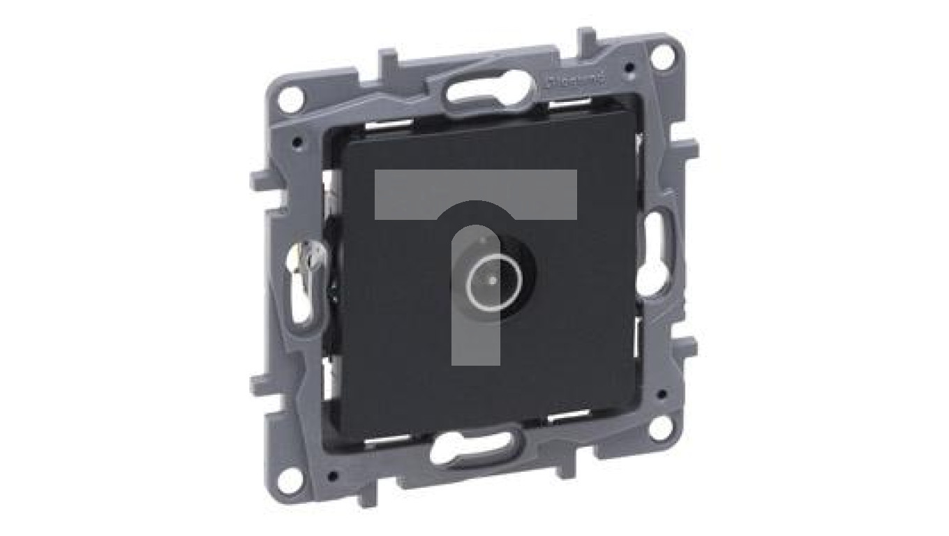 Niloe Selection TV socket (male) pass-through 14db anthracite 762252