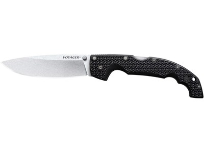 Cold Steel Voyager Pocket Knife 5.5'' Drop Point AUS-10A Stonewashed Blade