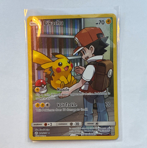 The Pokémon Company Pikachu 241/236 SM Cosmic Eclipse Secret Rare Full Art Holo