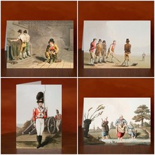 The Costume of Yorkshire Greeting Cards, A5 Art Prints - 30 Artwork Choices