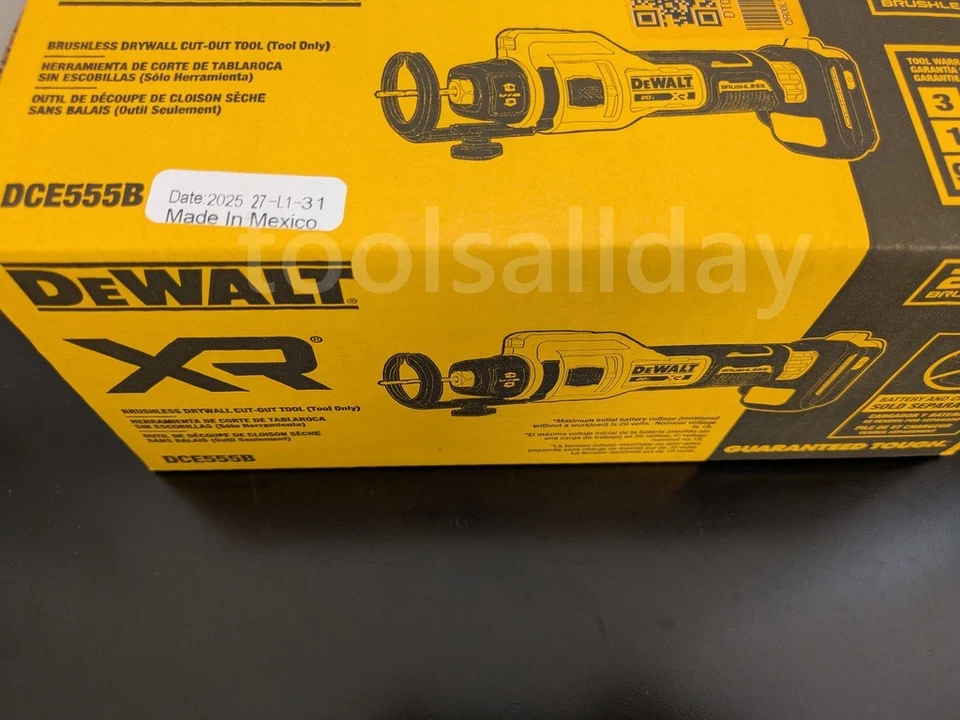 DEWALT DCE555B 20V MAX XR Brushless Cordless Rotary Drywall Cut-Out Tool NIB - Image 4 of 4