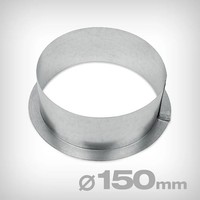 Anschluss-Flansch 150 Mm Wandanschluss FüR LuftschläUche Mauerflansch Bundkragen