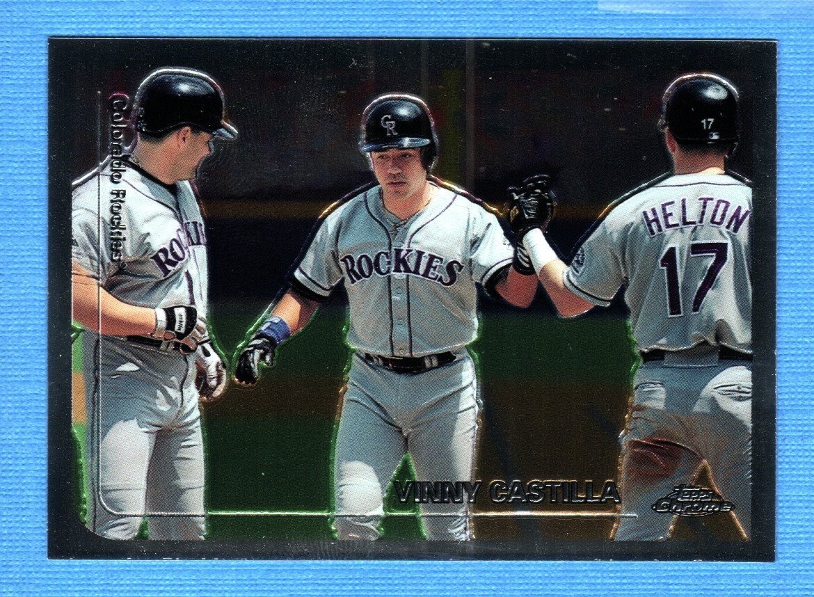 1999 Topps Chrome #199 Vinny Castilla Colorado Rockies