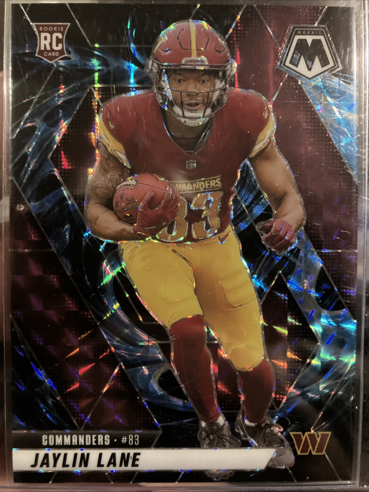 2025 Panini Mosaic - Rookies Jaylin Lane #306 Genesis Mosaic Prizm (RC)