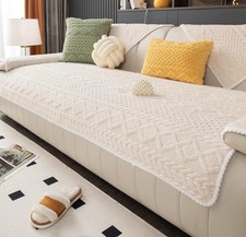 Warm Sofa Couch Cover Soft Funny Fuzzy Covers Non Slip