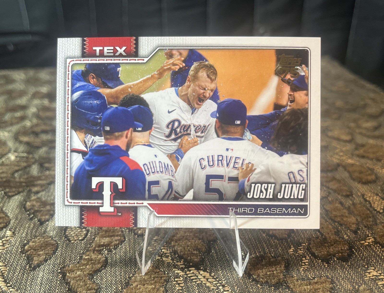 2026 Topps Series 1 Josh Jung Golden Mirror Variation SSP #98 Texas Rangers