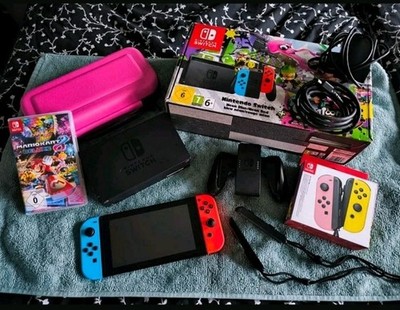 Nintendo Switch Konsole Top Zustand- Mario Kart 8  Deluxe 