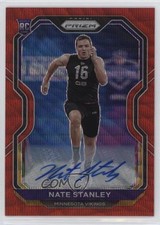 2020 Panini Prizm Rookie Red Wave Prizm Auto 5/149 Nate Stanley #400 Auto 0zg6