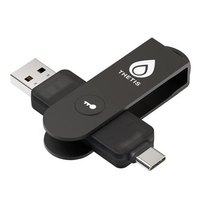 FIDO2 Key, Factor Authentication NFC Key FIDO 2.0, Dual USB A Ports & Type C ...