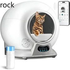 Self Cleaning Litter Box with Safety Sensors for Multiple Cats clearance sale