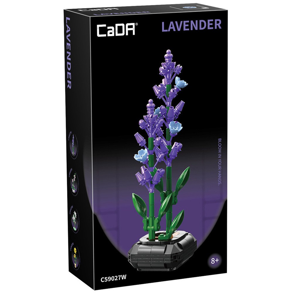 CaDA Lavender Building Block Planter Creative Series Construction 205pcs C59027W
