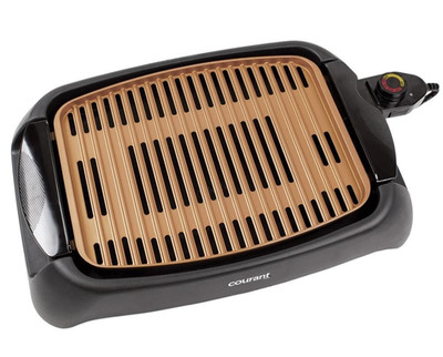 Indoor Smokeless Grill with Copper Coat