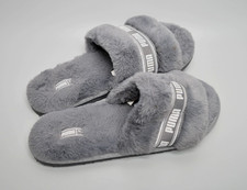 Puma Fluff  Slides in Charcoal Grey  Women UK 6 EU 39