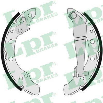 ORIGINAL  Lpr Bremsbackensatz Hinten für VW POLO PASSAT B2 Variant PASSAT B1
