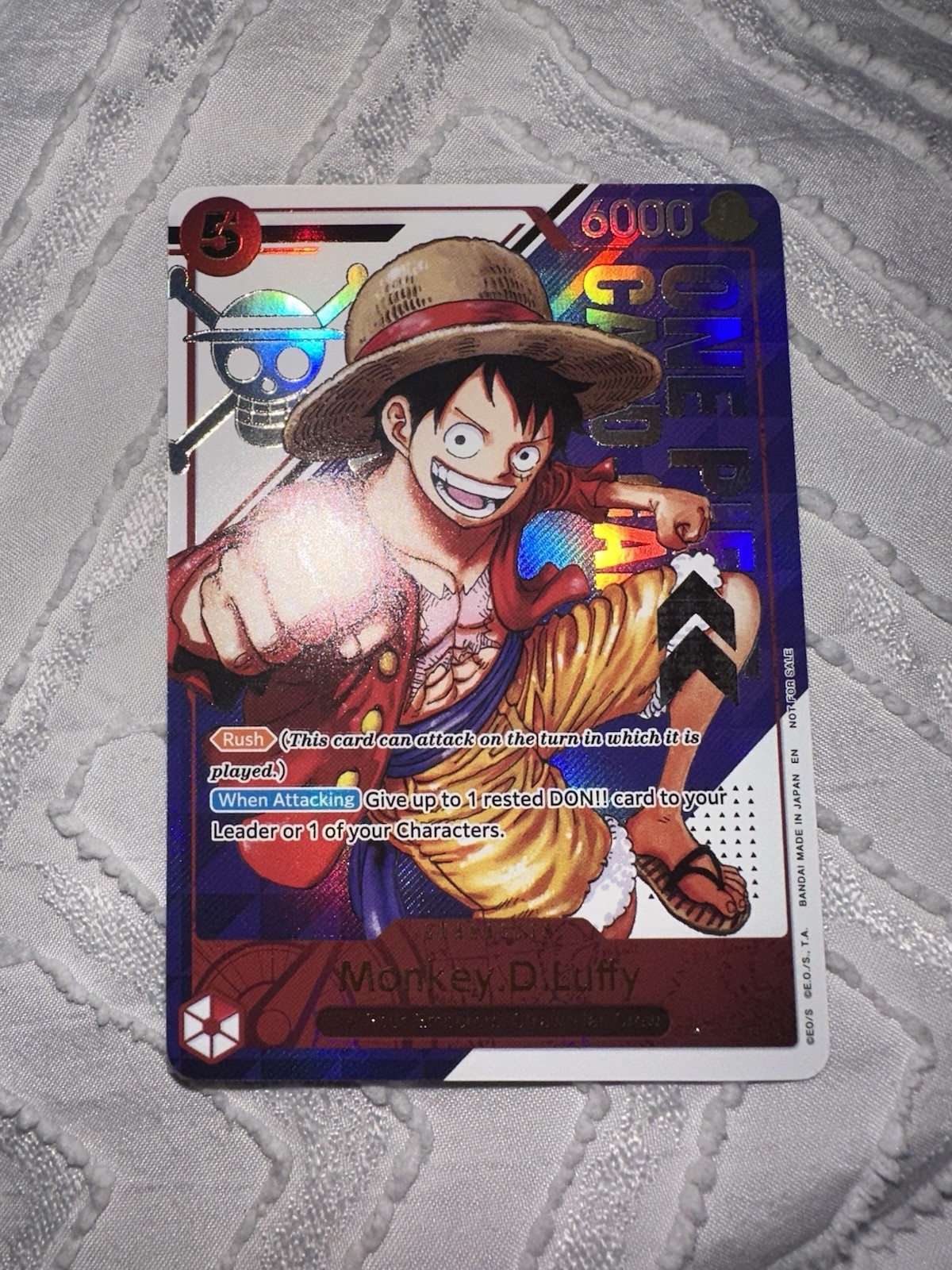 Monkey.D.Luffy ST21-014 3rd Anniversary Treasure Campaign Pack One Piece