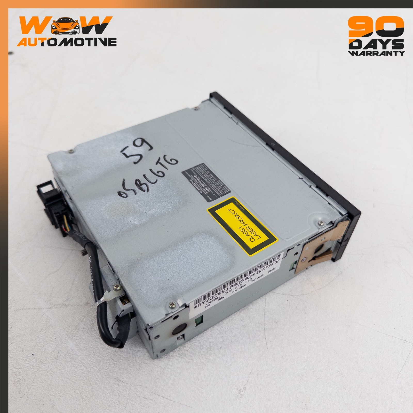 04-13 BENTLEY CONTINENTAL GT FLYING SPUR FRONT DISC CD CHANGER PLAYER OEM