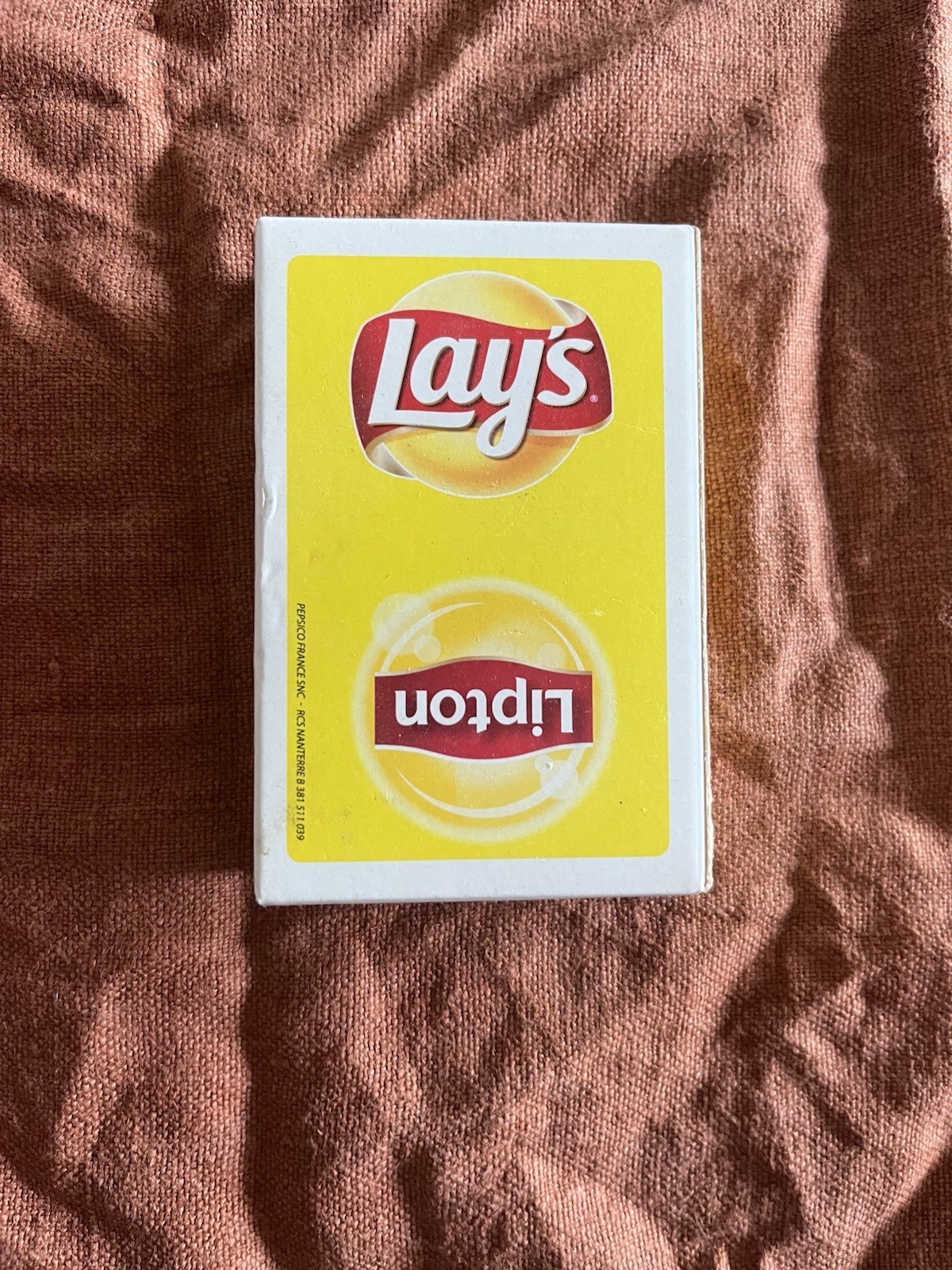 Jeu De Cartes Rare Très Bon Etat Lipton Lays Chips Ice Tea Boisson Alimentaire