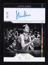 2021-22 Panini Noir Black and White 36/99 Steve Kerr #ANB-SKE Auto 0ta9