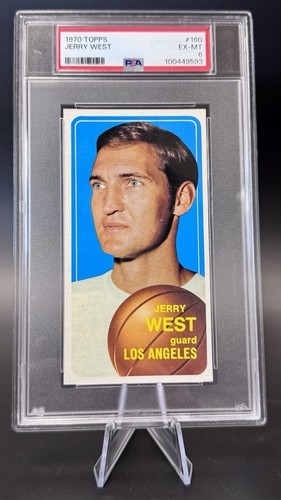 1970 Topps #160 Jerry West PSA 6 EX-MT Los Angeles Lakers HOF Vintage NBA