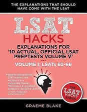 Explanations for '10 Actual, Official LSAT Pre... 9781927997062 by Blake, Graeme