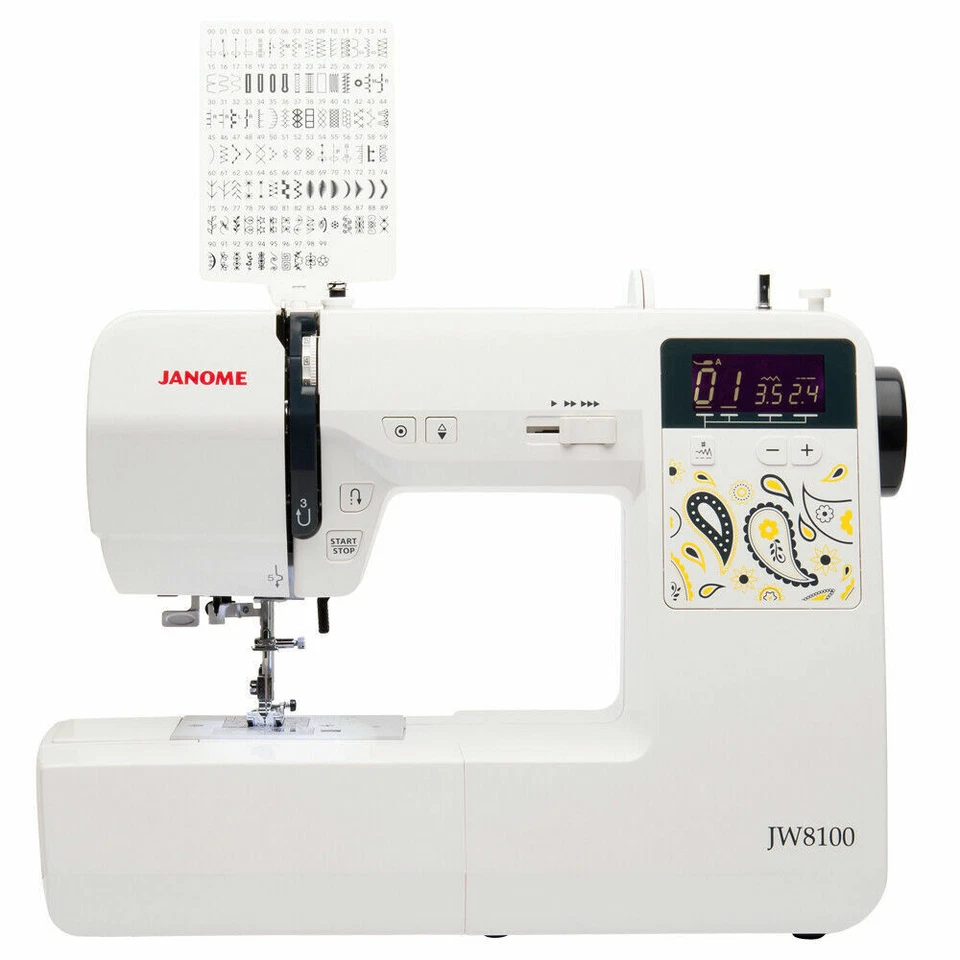 Janome JW 8100 JW8100 Fully-Featured Computerized Sewing Machine + Warranty - Image 2 of 4