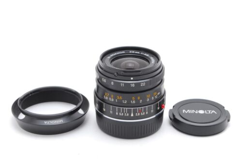 【CASI COMO NUEVO con Capucha】 Lente Minolta M-Rokkor 28mm F/2.8 CL CLE Leica M montura JAPÓN - Imagen 3 de 8