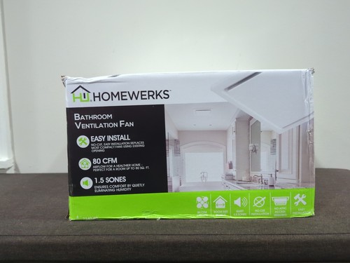 Ventilador de baño Homewerks 80 CFM solo escape 7140-80 - Imagen 3 de 3