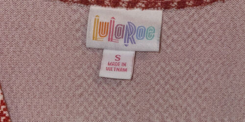 Cárdigan LulaRoe Caroline Nuevo con Etiquetas Pequeño Rojo Blanco Navidad - Imagen 2 de 6