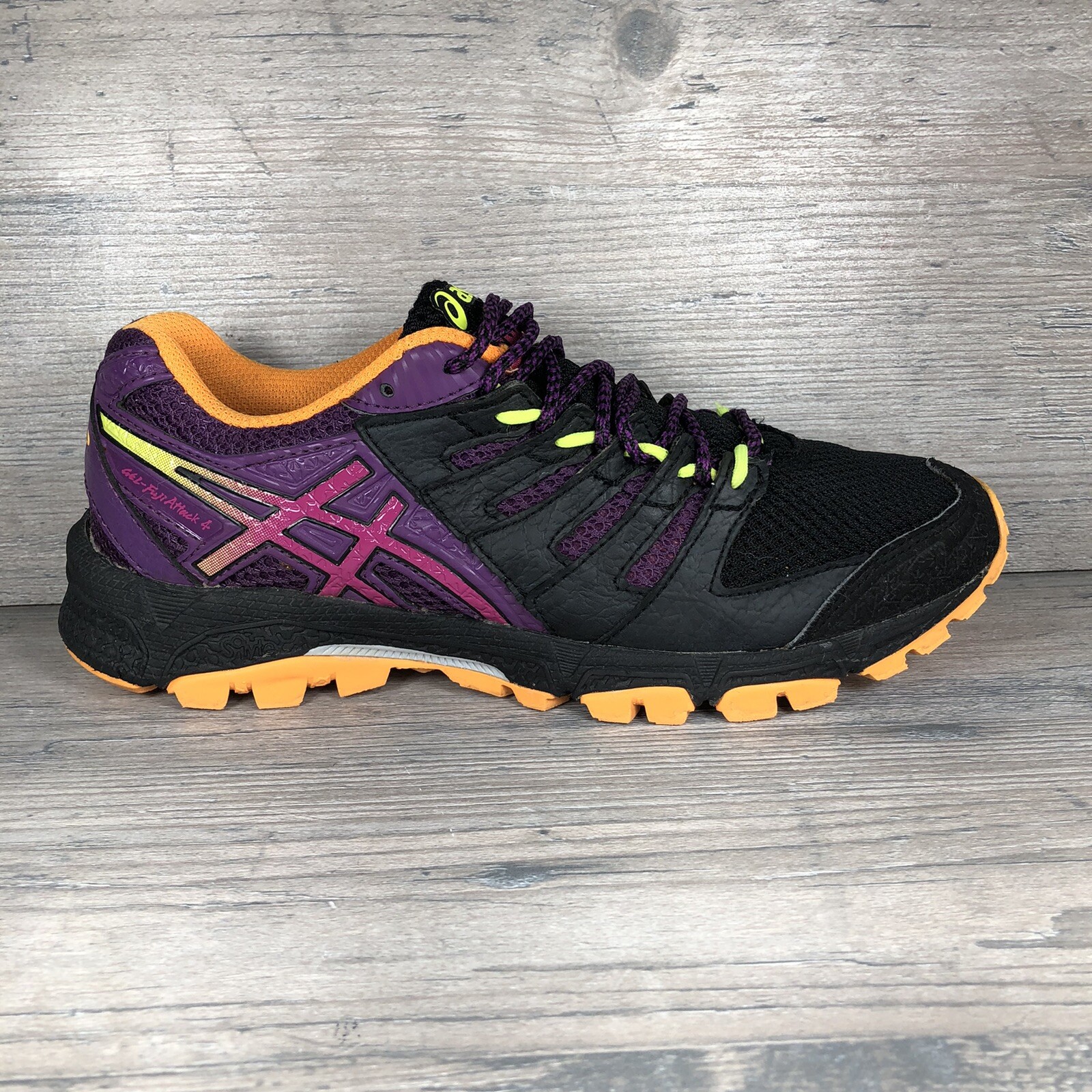Women's ASICS Gel-Fuji Attack 4 Trail Running Shoes Sz 6.5 | eBay