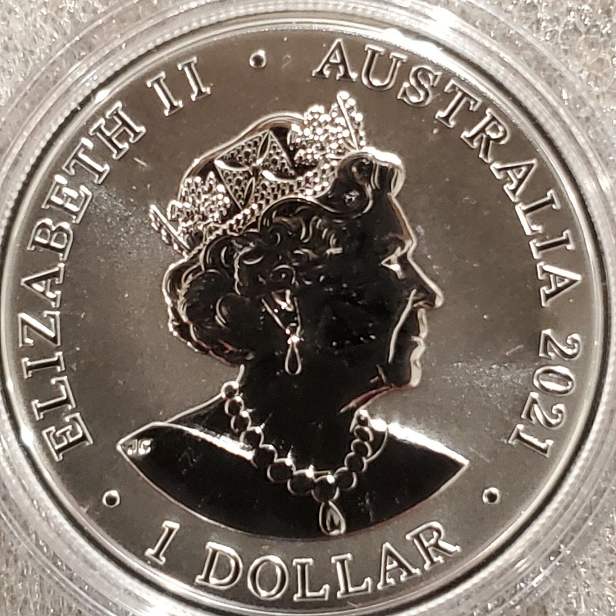 2021年 オーストラリア純銀 1ドル銀貨 2021 Australia Fraser's Dolphin 1 oz .999 Silver Round 1 Dollar