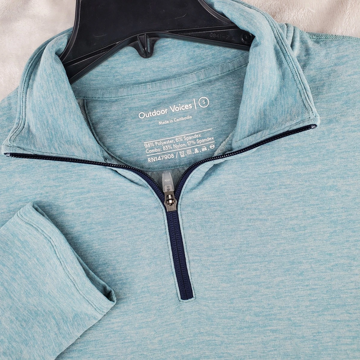 Outdoor voices fleece half zip new arrivals