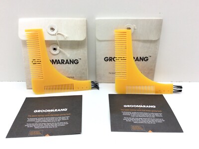 2 - Groomarang Beard Styling and Shaping Template Comb Tool