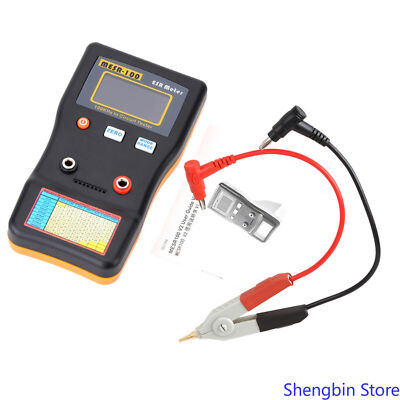 MESR-100 Digital Capacitance ESR Meter Capacitance Circuit Test + Test Clip 