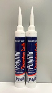 caulk filler decorators flexible crack 380ml 1hour gap acrylic