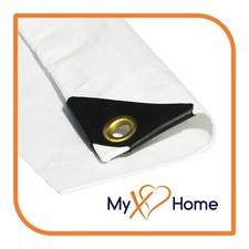 6 x 8 White Tarp / Canopy -12 Mil Thick Heavy Duty by MyXOHome